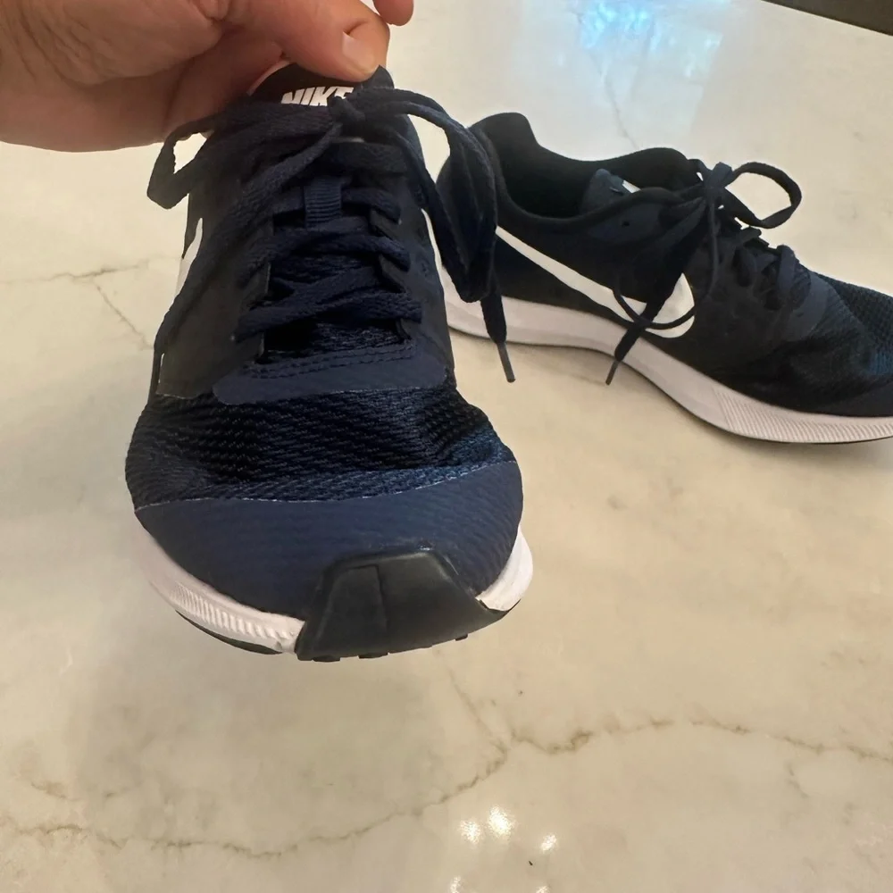 Nike Blue and White Athletic Running Shoes (Downshifter 7) - Picture 4 of 7